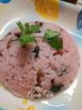 Cơm rang rau dền đỏ