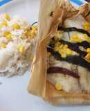 Tamales de pescado, a mi manera