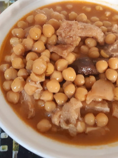 Una foto de Garbanzos con callos