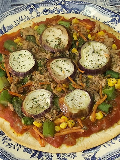 Una foto de Pizza tierra y mar