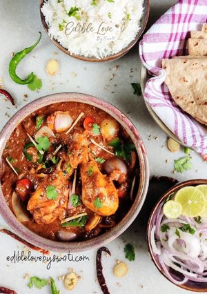 A picture of Kadhai Murgh.