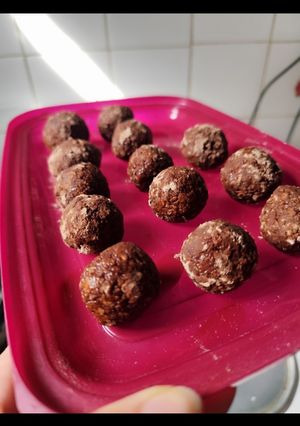 Una foto de Trufas súper fácil y saludables