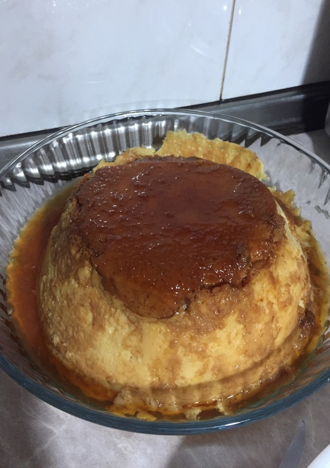 Una foto de Flan de huevo