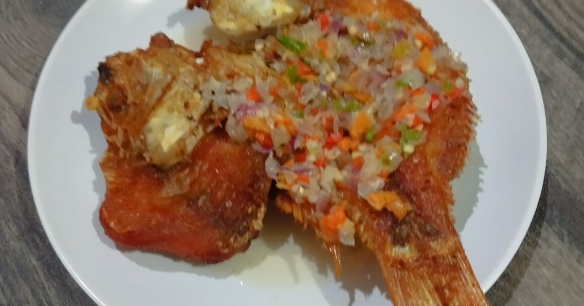 Ikan Nila Goreng sambal Pecak