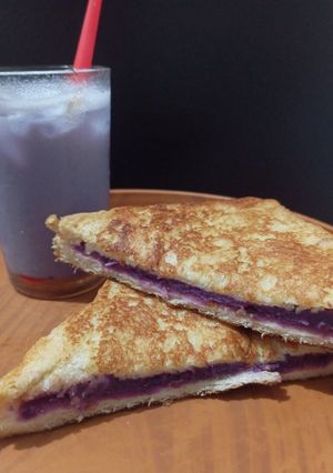 Foto resep Purple Sweet Potato French Toast