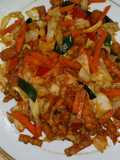 Tumis tempe pedas