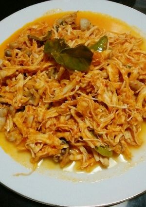 Foto resep Ayam Suwir Bumbu Rujak