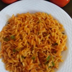 Red sauce pasta A picture of Red sauce pasta.