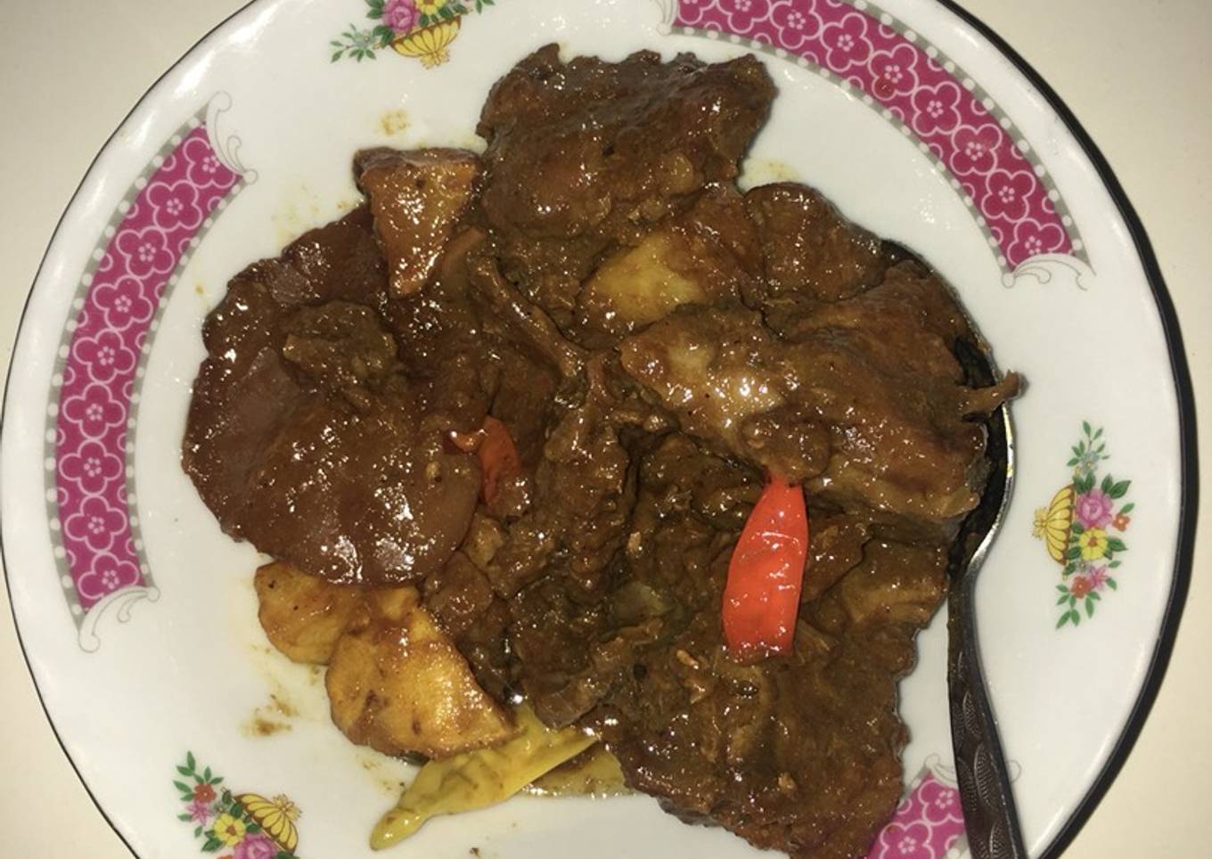 Rusuk Babi Semur