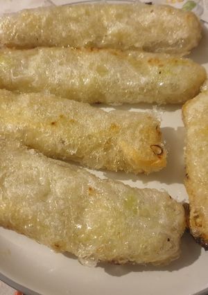 Rizstésztás káposztás tekercs recept fotója