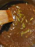 Nopales con salsa de pasilla