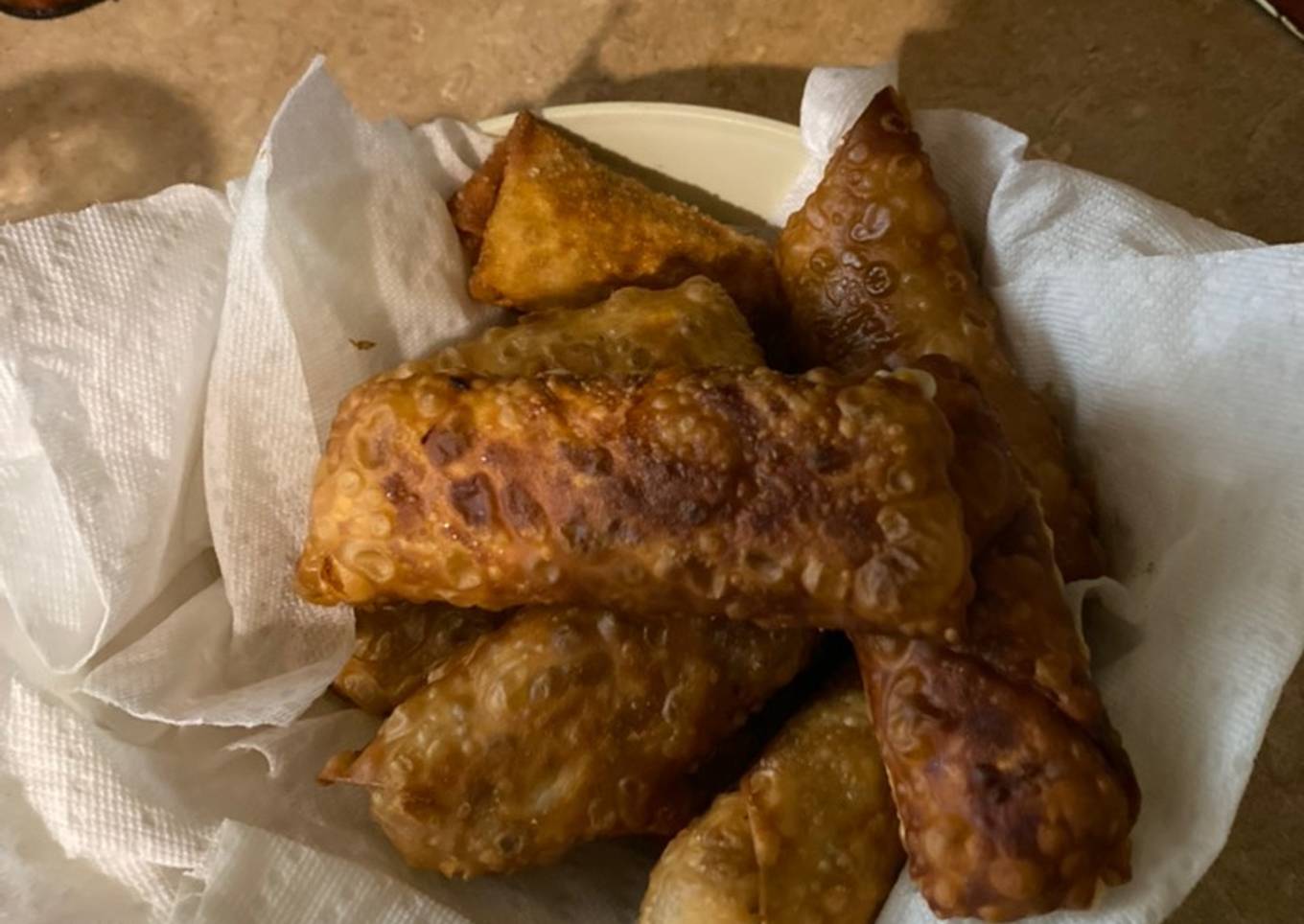 Authentic Delicious Chinese pork egg rolls