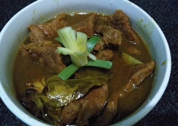 Semur daging sapi ala keluarga (no MSG)