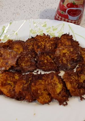 عکسی از دستور کوکوی کدو پنیری