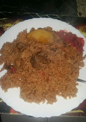 A picture of Pilau beef#festivecontest NairobiEast#authors marathon.