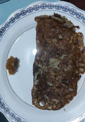 A picture of Lauki / bottle gourd dosa.