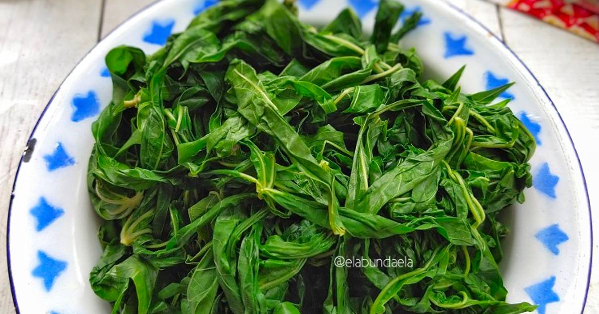 Resep Daun Singkong Rebus oleh Bunda Ela - Cookpad