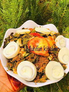 Kwadon zogala(moringa salad) ainihin hoton girkin