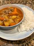 Hubby's Pork Massaman Curry
