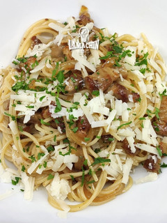 Una foto de Espaguetis carbonara