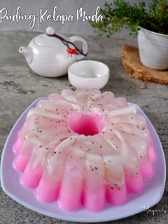 Foto resep Puding kelapa muda