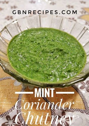 A picture of Mint Coriander Chutney.