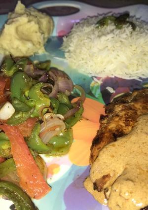 A picture of Chicken Steak With Creamy Sauce.