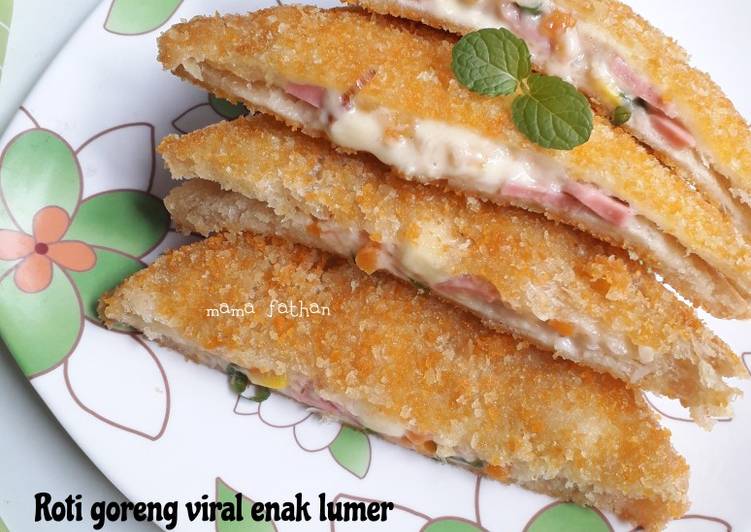 Cara Gampang Menyiapkan Roti goreng viral enak lumer yang Lezat Sekali