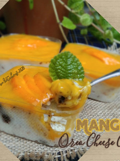 Foto resep Puding Manggo Oreo Cheese Cake