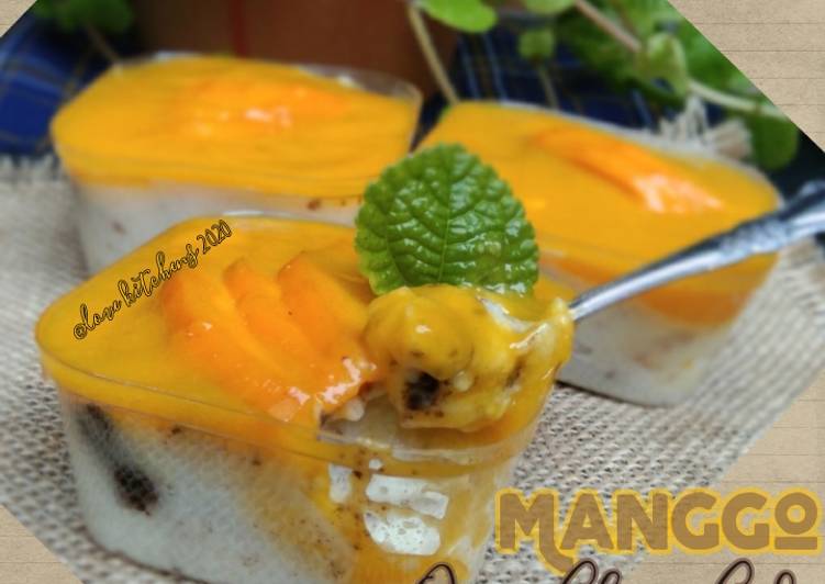 Resep Manggo Oreo Cheese Cake, Lezat