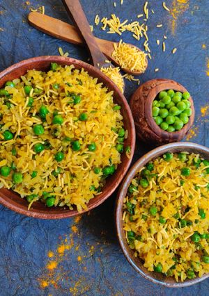 A picture of Banarasi chura matar.