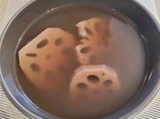 A picture of lotus soup