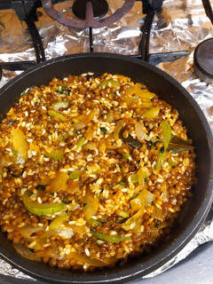 Una foto de Arroz con lentejas!!
