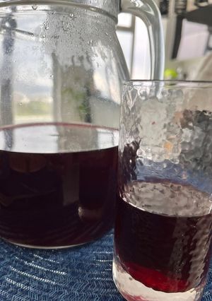 Una foto de Chicha morada con Piña
