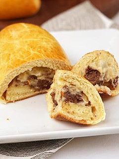 A picture of Wagyu Beef Breakfast Sausage Kolaches.