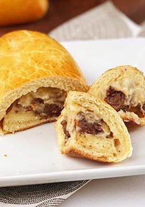 A picture of Wagyu Beef Breakfast Sausage Kolaches.