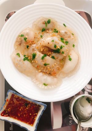 Hình của món Bánh bột lọc trần.