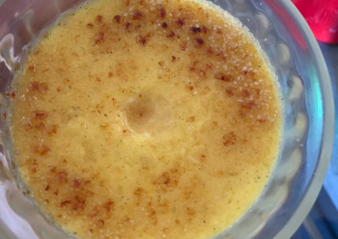 Crème brûlée au MCC