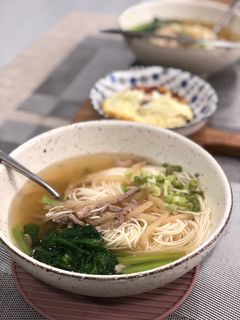 榨菜肉絲湯麵 的食譜成品照片