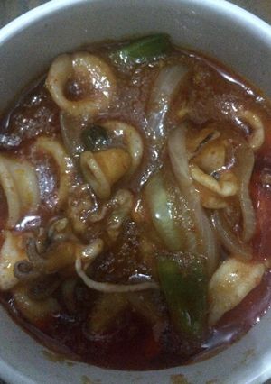 Foto resep Cumi saos padang pedes