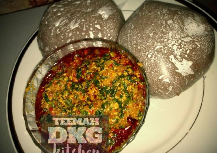 Amala with egusi soup