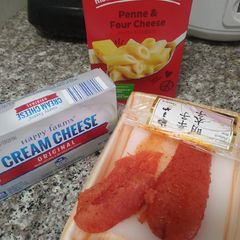 A picture of Cream Cheese Spicy Cod Roe Mac n Cheese.