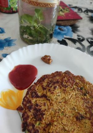 ओट्स के आटे का चिल्ला रेसिपी मुख्य फोटो