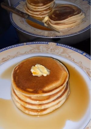 Φωτογραφία της συνταγής Pancakes με σιρόπι σφενδάμου! 🥞🍁