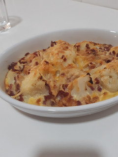 Una foto de Coliflor gratinada