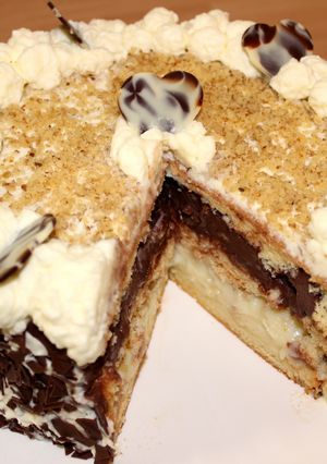 Somlói torta recept fotója
