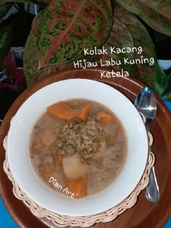 Foto resep Kolak Kacang Hijau Labu Kuning Ketela