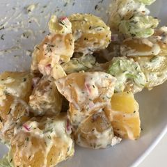 A picture of Sweet potato salad.
