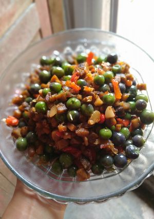 Foto resep Tumis oncom dan leunca ke dua