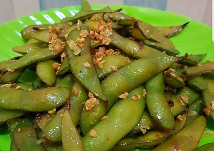 Cara Musim Panas Di RumahEdamame garlic